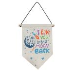 Printable Decorative Sublimation Sublimation Linen Flag For DIY Photos Printing