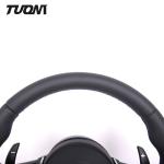 Round Black Full Leather Bmw Car Steering Wheel F10 F30 M3 M4 M5 M6