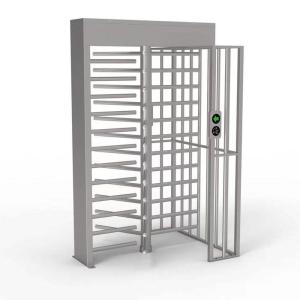 Quality 30-40 Persons/Min Biometric Full Height Turnstile 1500*1500*2300mm wholesale