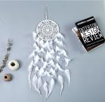White Indian Wedding Style Dream Catcher