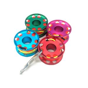 Quality Circular 50m Scuba Diving Accessories Reel Line Aluminum Alloy Material wholesale