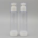 PET 64g 80ml Cosmetic Airless Pump Bottle
