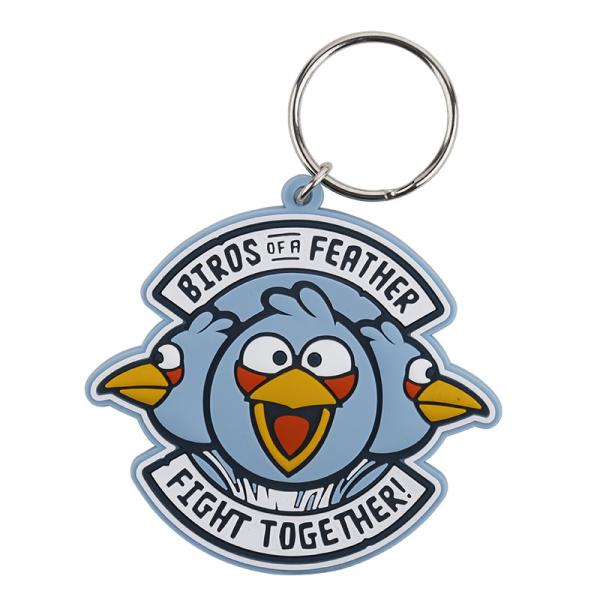 Custom Souvenir Soft PVC Rubber Keychain; Decorative Colorful Promotional Gift