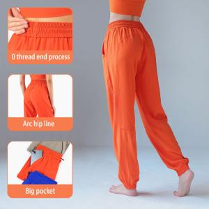 Quality Sunscreen Pants Drawstring High Waist Fitness Pants Loose Casual Yoga Pants wholesale