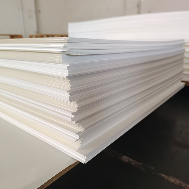 Spa UV Plastic Acrilico Pmma White Cast Acrylic Sanitary Sheet 3mm 4mm