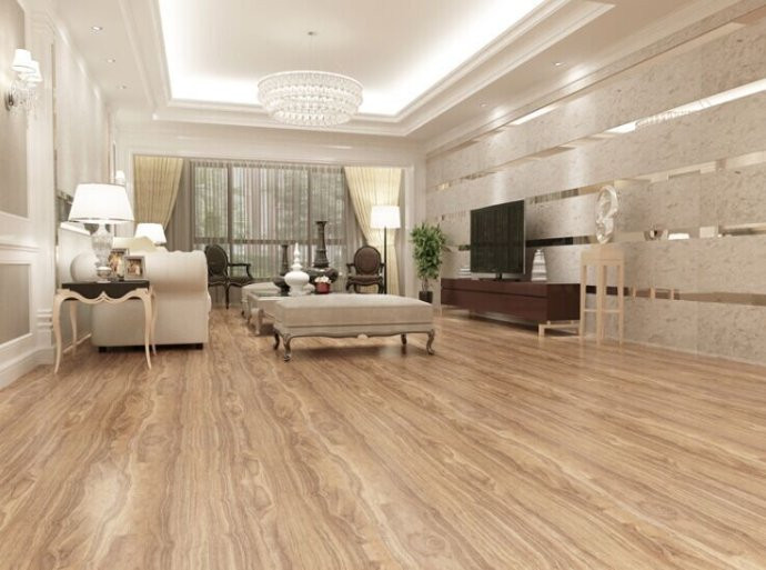 Durable SPC Vinyl Flooring 1220*230mm Size for Commercial and Residential