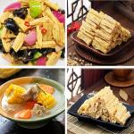 Carton Packing Dried Bean Curd Sticks High In Protein And Fiber Bright Yellow