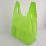Tote Handle Heat Transfer Non Woven T Shirt Bag Green Anti Pull