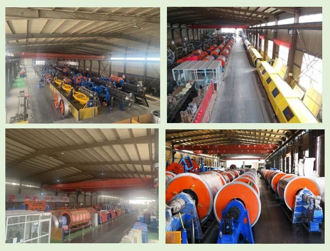 Galvanized Steel Cable Skip Type Stranding Machine With 1000RPM