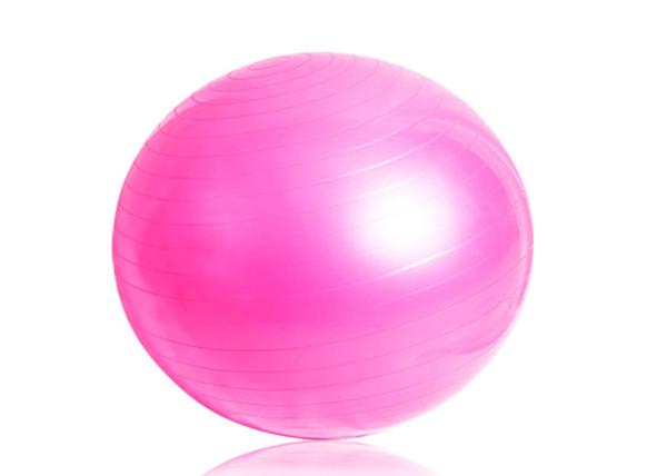 Non - Toxic Inflatable Gymnastic Fitness Yoga Ball Customized Size With Logo