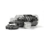 Black Bamboo Charcoal Vegan Toothpaste Tablets Remove Stains Portable