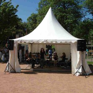 Quality Aluminium 5x5m Pagoda Event Tent PVC cover wholesale