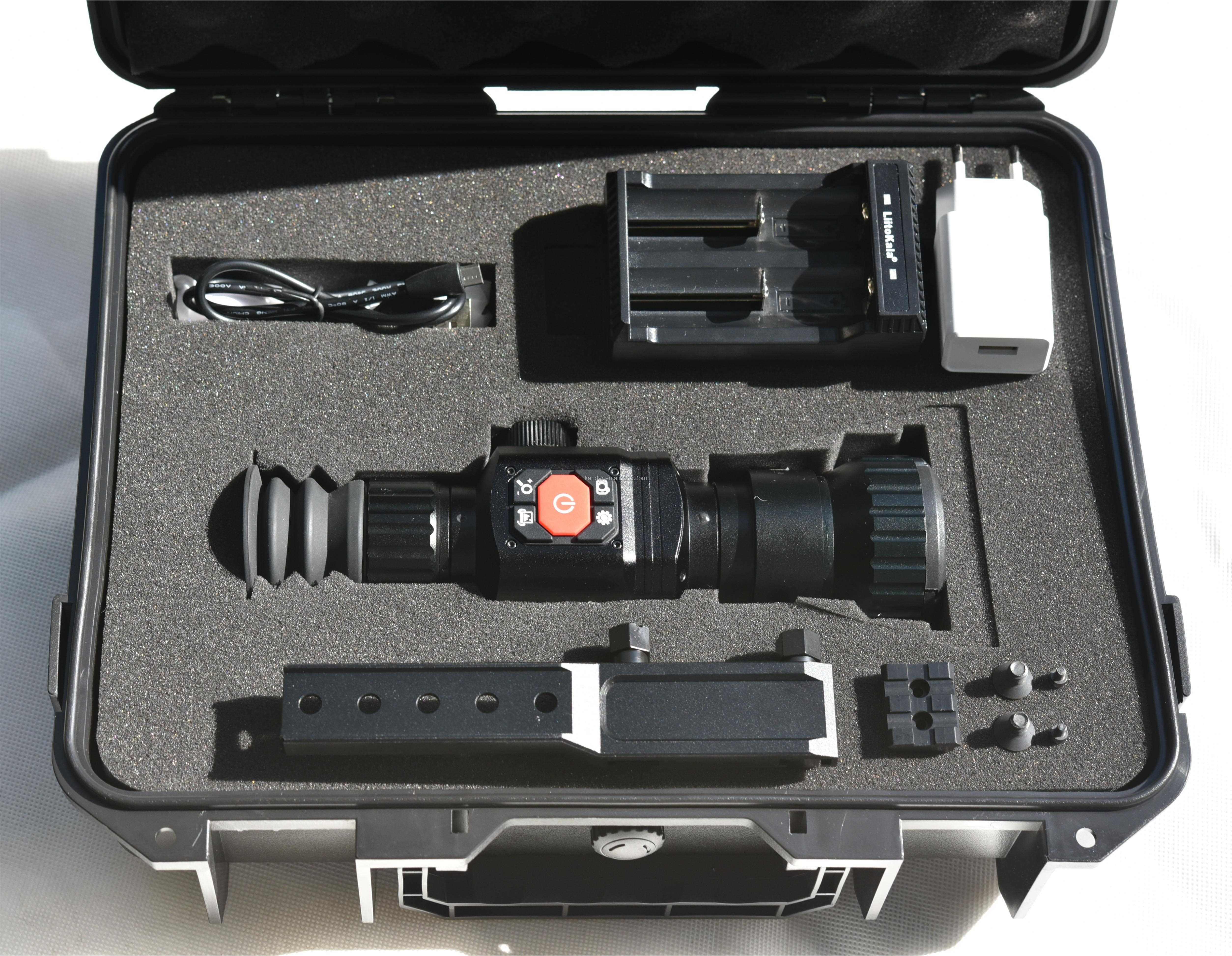 384*288 8-14um Waterproof KD760 54mm Thermal Imaging Scope with Field of View 6.9°x5.2°