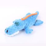 Realistic Cartoon Crocodile Plush Dog Pet Toys Fabric Squeaky Cute