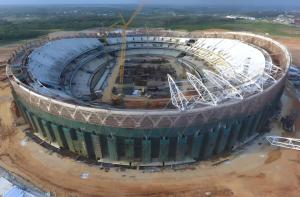 Quality OEM Steel Structure Building Dome Roof For Multi-Function Hall Or Stadium Gym wholesale