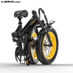 1kw 20 Inch Fat Tyre Electric Bike 30-50km/H Max Speed 70-80 Nm Torque