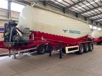55000L Bulk Cement Semi Trailer Weichai Engine Cement Tanker Trailer