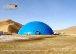 40m Blue Geodesic Dome Tent For Outdoor Conference