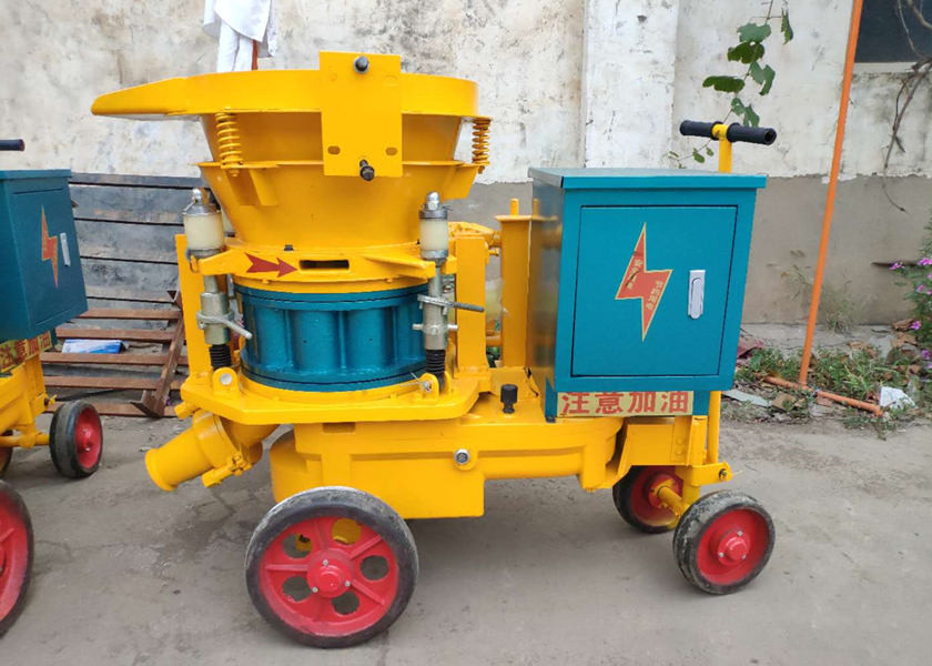 CE SGS 5.5kw Dry Mix Shotcrete Machine Concrete Gunite Machine