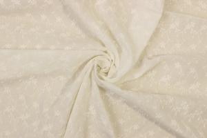 Quality Organic Cotton Embroidered Lace Fabric ODM Available For Multiusage wholesale