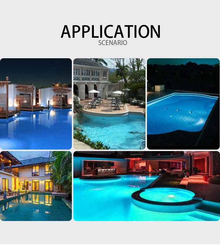 IP68 20W Color Changing Pool Light , Wall Mounted Swimming Pool Lights PAR56 E26