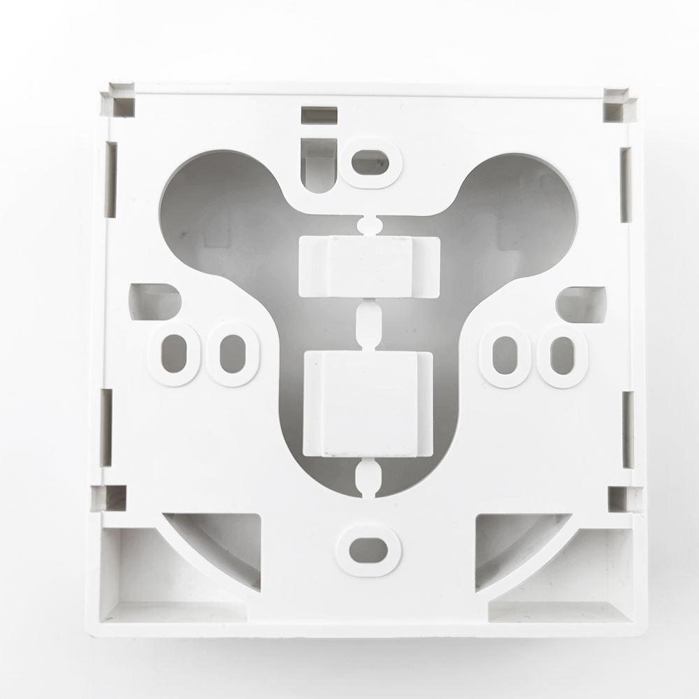 2 Cores FC UPC Plastic Fiber Optic Faceplate Socket Panel for Indoor Network FTTH Choice