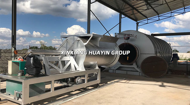 Small Plastic Pyrolysis Tyre Recycling Plant Full Automatic To Oil