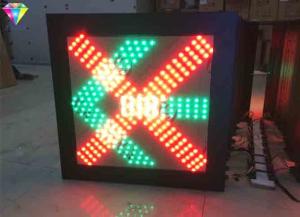 Quality Red Cross Green Arrow Traffic LED Display Traffic Warning Signal Light 400*400 wholesale