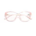 Fashion Ladies Oversized Tr90 Glasses Frames Tr90 Blue Light Glasses
