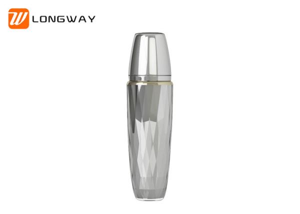 Acrylic lotion bottle 60ml Plastic lotion Pump Bottles / Liquid Foundation