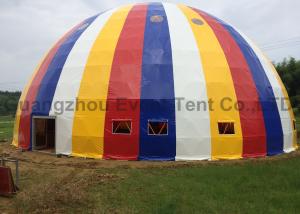 Quality Hot Dip Galvanized Steel Structure Large Dome Tent Mixed Color For Party Events wholesale