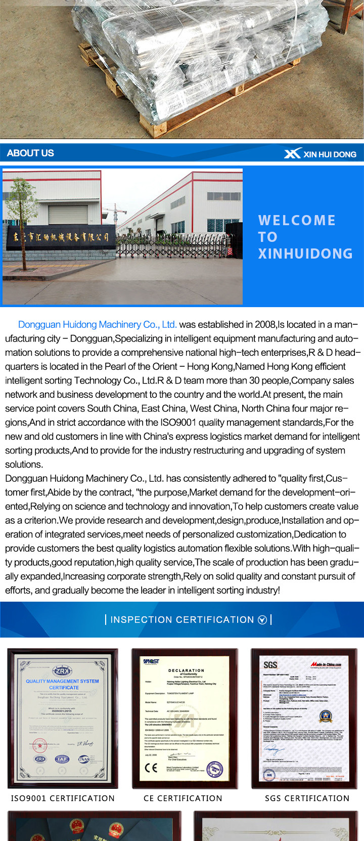 Stainless Steel Gravity Conveyor , Chain Driven Roller Conveyor High Efficiency