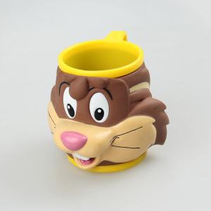 Quality Promotional Animal Design Plastic Rubber 3D Ice Cream Cup Water Cup In Color Hand Painting wholesale