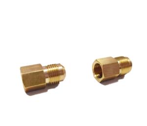 Quality 3/8 Fllare * 1/2 NPT Male Thread Brass Tube Fitting Brass Reducing Nipple wholesale