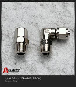 Quality One Touch Tube Quick Connect Air Fittings 1/8NPT-6mm Air Spring Parts wholesale