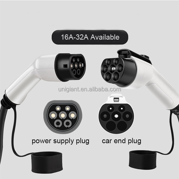 5M 10M 15M 32A EV Charging Cable 1 Phase Type 2 To Type 2 EV Extension Cable