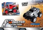 Friction Powered Push And Go Toy Pickup Truck Big Wheel Multi Colored 24 CM