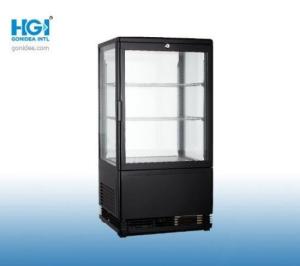 Quality 58L Vertical Commercial Display Cooler White / Black wholesale
