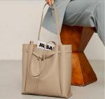 PU Leather Brown Drawstring Bag ISO One Shoulder Messenger Bag