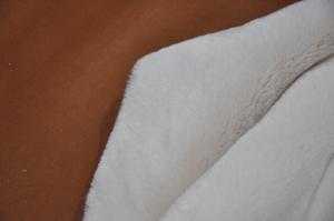 Quality 725gsm Fur Brush Pattern Rabbit Hair Coating Woven Fabric Solid Suede wholesale