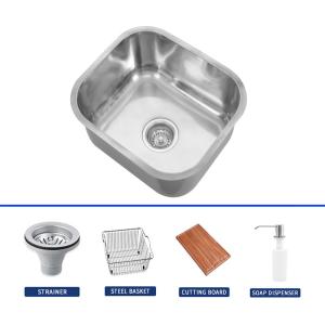 Quality Sleek 30 Inch Undermount Kitchen Sink With Polished Finish And Sound Dampening wholesale