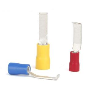Quality LBV Series Pre Insulated Pins Tin Plated Lipped Blade Terminal Connectors wholesale