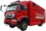 Natural Disaster Rescue 2000L mobile shower truck