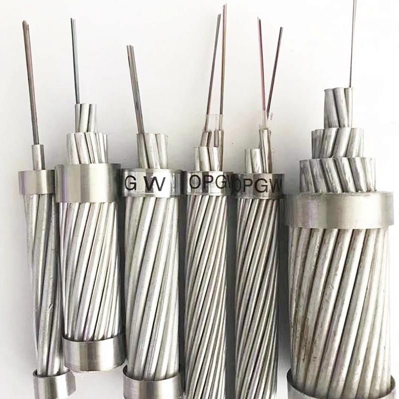 210 kN OPGW Fiber Cable Strip for Overhead Installation 2 to 144 Cores AA and As Wire