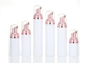Quality SGS White Body 100ml Foam Pump Bottle Large Caliber Lash Shampoo Packaging wholesale