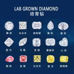 Red Radiant Cut Diamond Loose Moissanite Jewelry Vivid Pink Lab Grown Diamonds