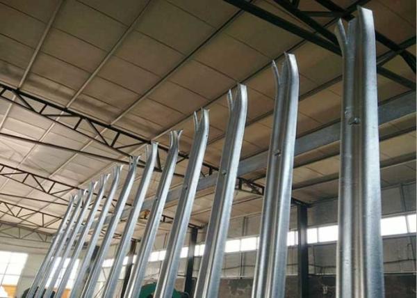 Cheap 2750mm Width Q235 Galvanized Steel Palisade Fencing Welded Wire Garden Fence for sale