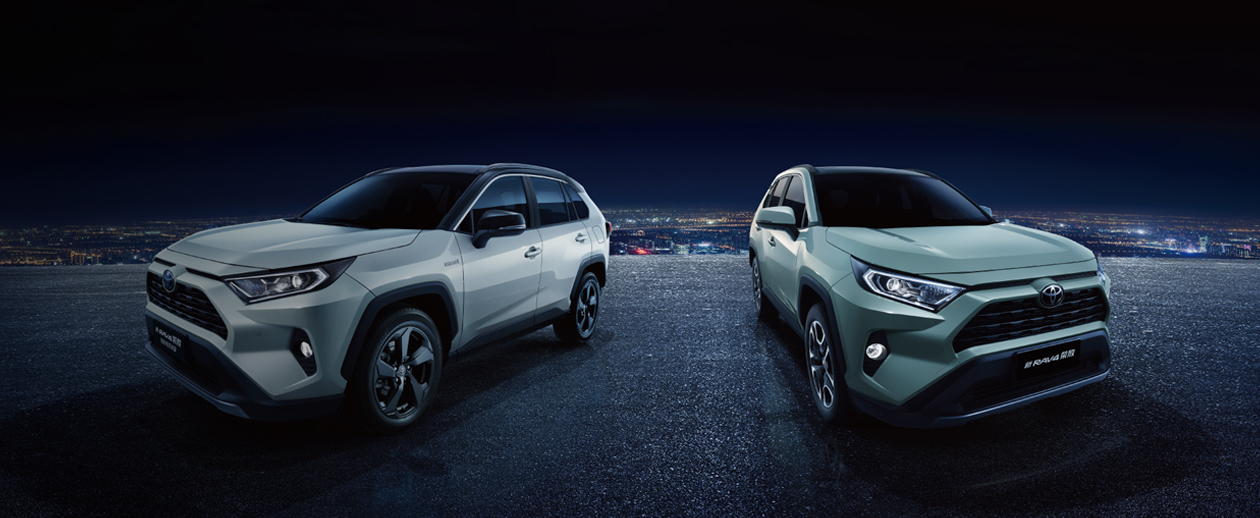 4600x1855x1685mm Toyota RAV4 Gas Electric Hybrid SUV Cars Affordable and 0km Used Cars