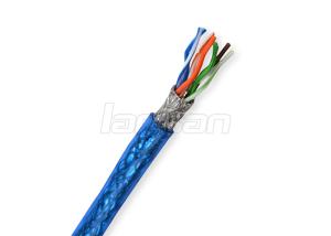 Quality 305m 1000ft HDPE 0.50 Solid Bare Copper Cat5e SFTP Cable wholesale