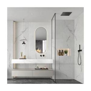 Quality Acrylic Door Panel Surface Treatment Bathroom Vanity Furniture Made in Italian Style wholesale